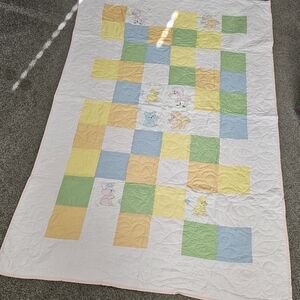 Colorful Patchwork Baby Quilt